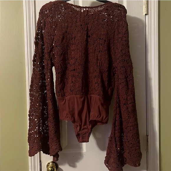 🎉🎉Host Pick🎉🎉NWT- Free People Desert Daze (Burgundy)S - Picture 6 of 6